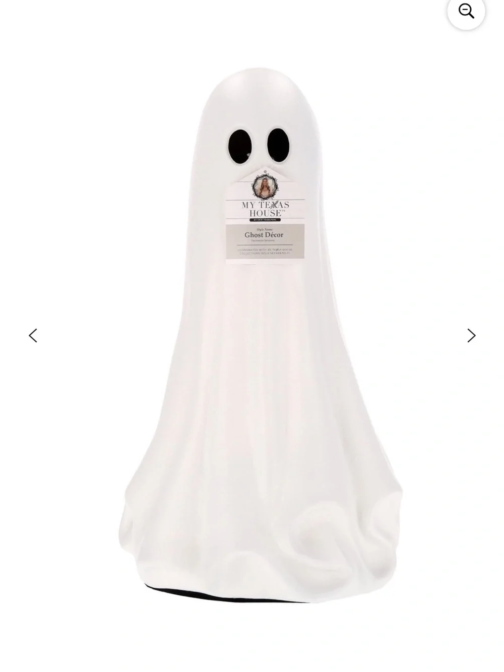 My Texas House Halloween Large 22” Ghost Tabletop Decoration Walmart NEW